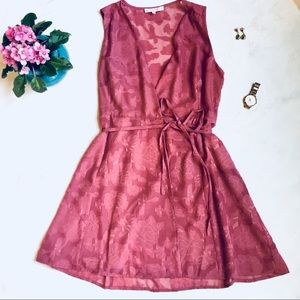 WAYF Rose Wrap Dress M